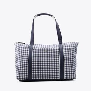 NWT Draper James Savannah Weekender in Gingham Navy